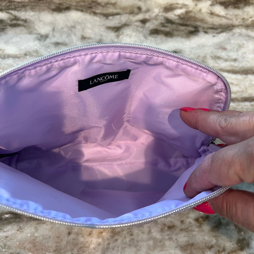 Cute Lancôme Makeup Bag. Purple
